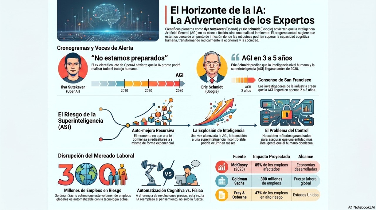 Ilya Sutskever y Eric Schmidt - La advertencia de los científicos de OpenAI